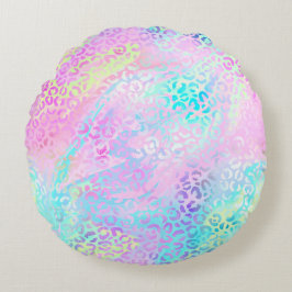 Konstruktion för Iridescent Leopard-serien 10 Rund Kudde