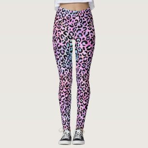 Konstruktion för Iridescent Leopard-serien 4 Leggings