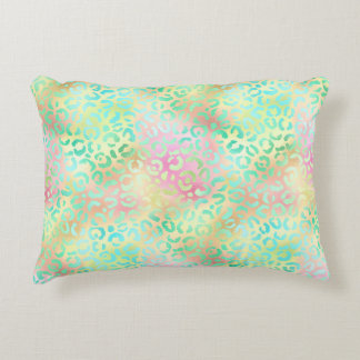 Konstruktion för Iridescent Leopard Series 2 Prydnadskudde