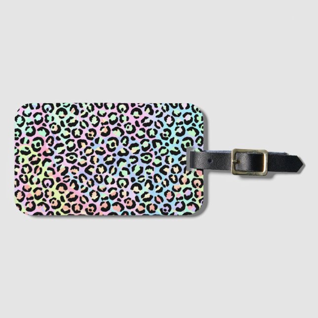 Konstruktion för Iridescent Leopard Series 5 Bagagebricka (Framsida horisontal)