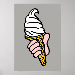 Konstruktion för isgrädda poster