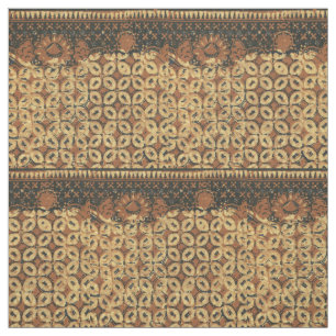 Konstruktion för kaffebröstad Batik Art Mönster Tyg
