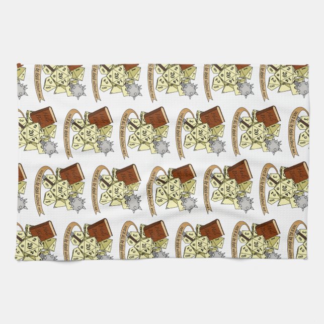 Konstruktion för kalkbit kökshandduk (Horisontell)