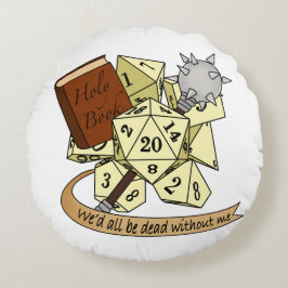 Konstruktion för kalkbit rund kudde