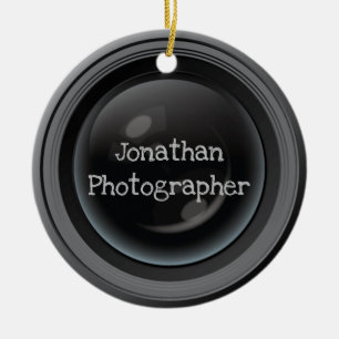 Konstruktion för kameralins - fotografi julgransprydnad keramik