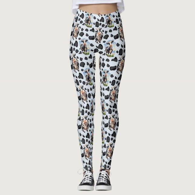 Konstruktion för kö (Mönster) Leggings (Framsida)