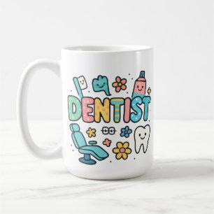 Konstruktion för konstgjord Ord-dentist Kaffemugg