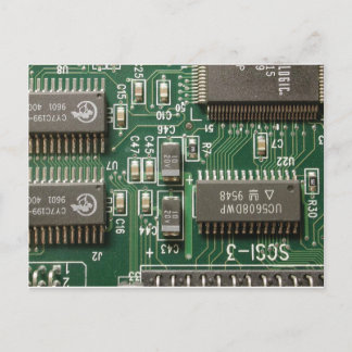 Konstruktion för kretskort vykort