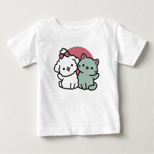 Konstruktion för kugghjul och Hund "Päls-Real Frie T Shirt