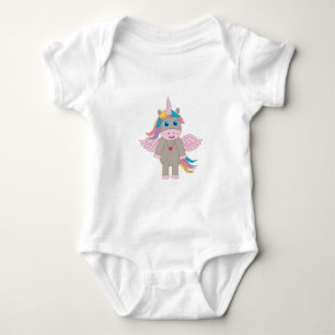 Konstruktion för ljuddämpande Unicorn T Shirt