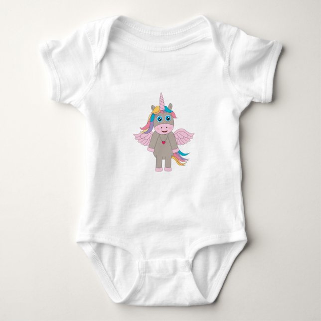 Konstruktion för ljuddämpande Unicorn T Shirt (Framsida)