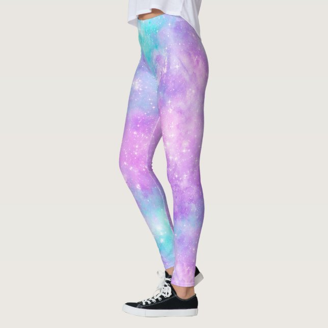 Konstruktion för målad Galaxy-serie 14 Leggings (Vänster)