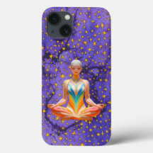 Konstruktion för meditativa kvinnor och unika stjä