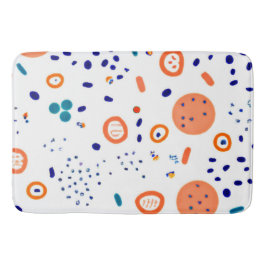 Konstruktion för orange Stil Mönster Badrumsmatta