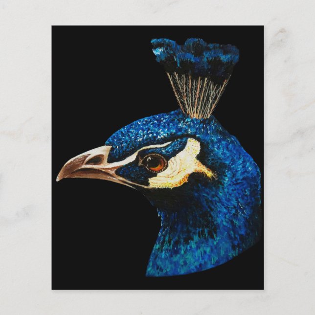 Konstruktion för peacock Art | Gift för djurfoder Flygblad (Framsidan)