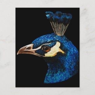 Konstruktion för peacock Art Gift för djurfoder Flygblad