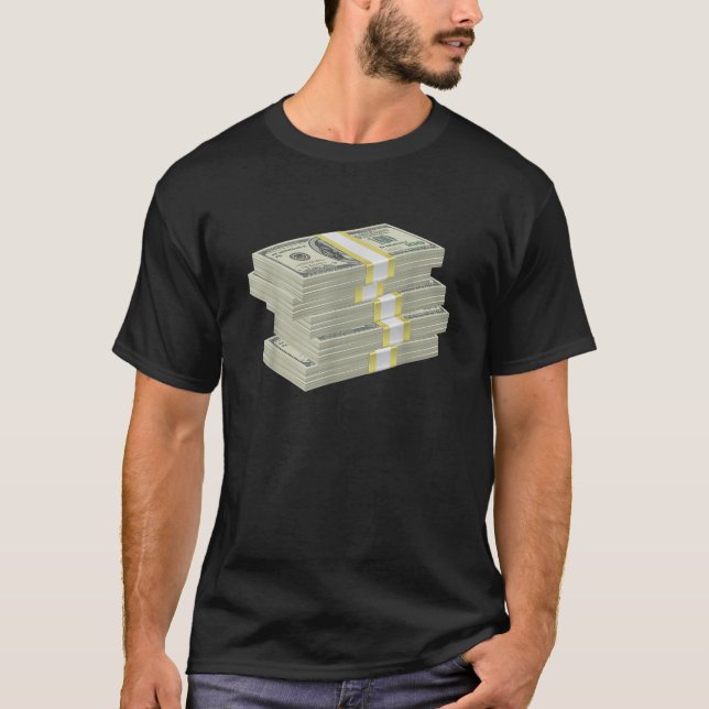 Konstruktion för penningdollarsedlar t shirt (Framsida)