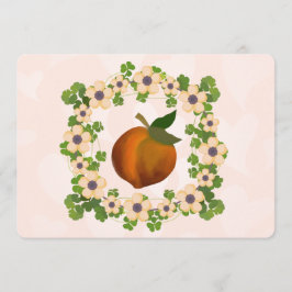 Konstruktion för persikofrukt