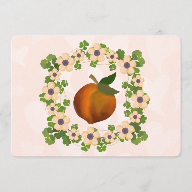 Konstruktion för persikofrukt (Framsida)