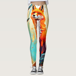 Konstruktion för rävfoxscen leggings