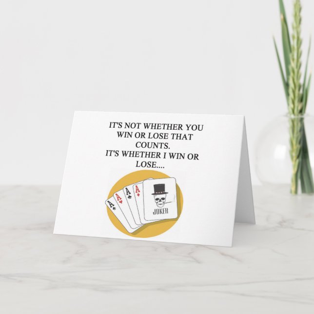 Konstruktion för rolig pokerbrygga kort (Framsida)