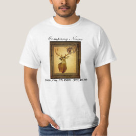 konstruktion för snickare för grungehjortwoodgrain tee shirt