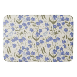 Konstruktion för sötärta (blå) och krämkottagecore badrumsmatta