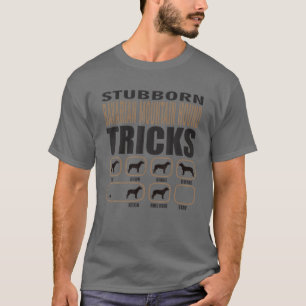 Konstruktion för stubborn bayerska bergshund t shirt
