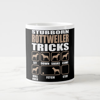 Konstruktion för stubinerade rotweiler-stammar jumbo mugg