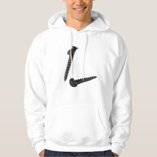 Konstruktion för Svart Skruvbyggaren Hoodie