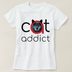 Konstruktion för svart svart, röd, blå Ögon T Shirt