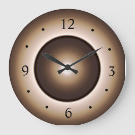 Konstruktion för Tan/Brown Måne-effekt Stor Klocka