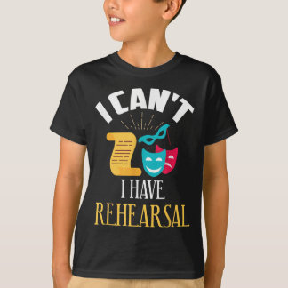 Konstruktion för teaterrepetitionsreaktor t shirt