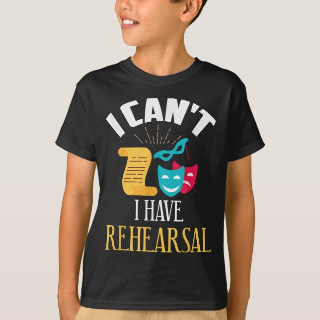 Konstruktion för teaterrepetitionsreaktor t shirt (Framsida)