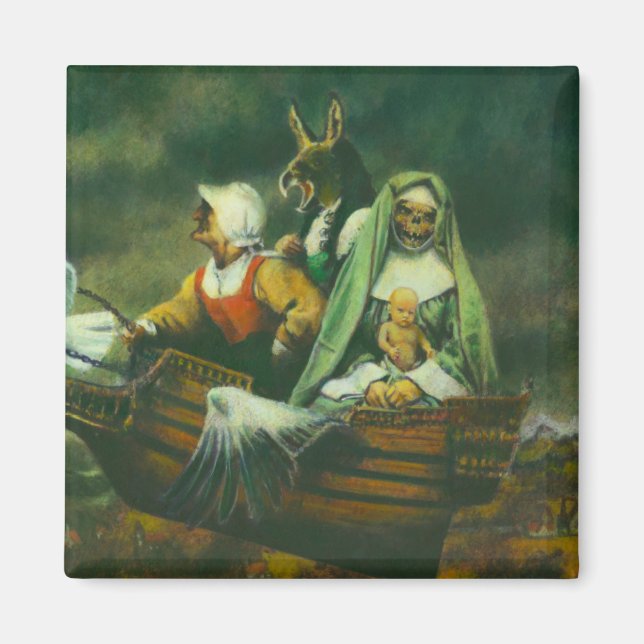 Konstruktion för tre skärmar magnet (Framsidan)