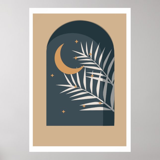Konstruktion för tropisk blommigt poster (Framsidan)