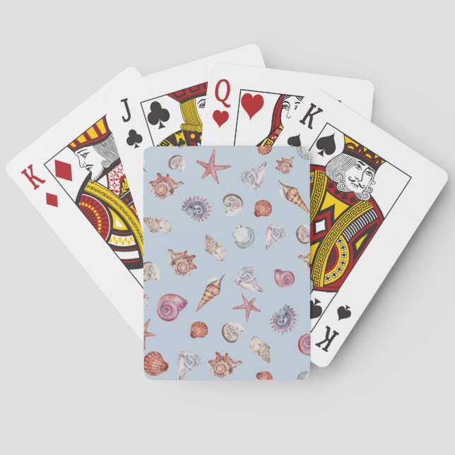 Konstruktion för undervattensfärgssammansättning S Casinokort (Baksidan)