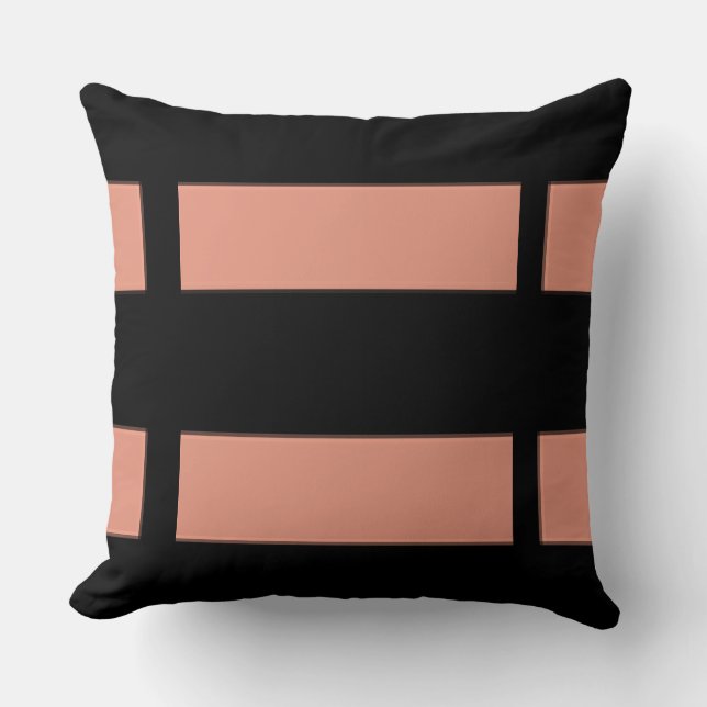 Konstruktion för vanlig Rosa-Rand Kudde (Framsida)