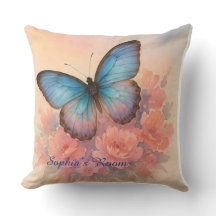 Konstruktion för vattenfärgsfjäril Garden Rosa Blo