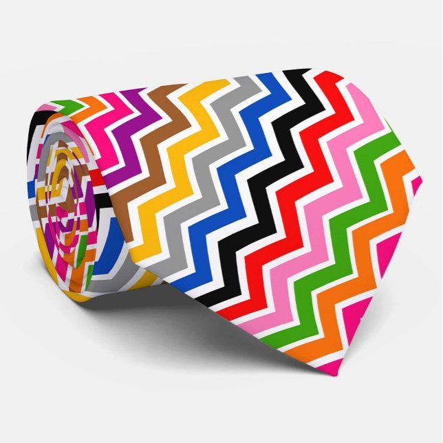 Konstruktion för Zigzag Chevron Mönster med flera  Slips (Skapare uppladdad)