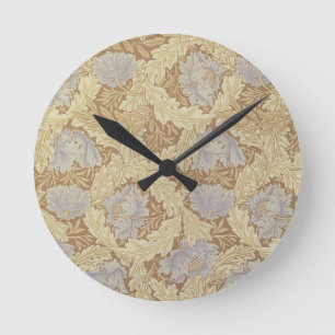 Konstruktion i Bower tapet Rund Klocka