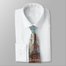Konstruktion i vintage stil som drabbats slips