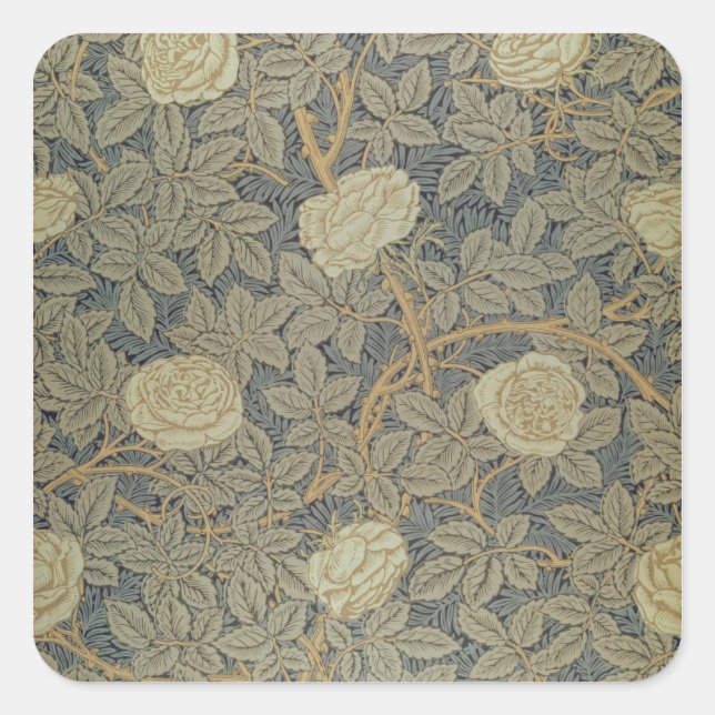 Konstruktion "Ro" Fyrkantigt Klistermärke (Framsida)