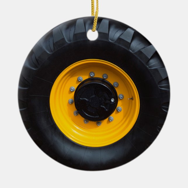 Konstruktion rullar julgransprydnad keramik (Framsidan)