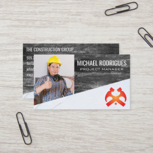 Konstruktion Snickeriverktyg Material Visitkort