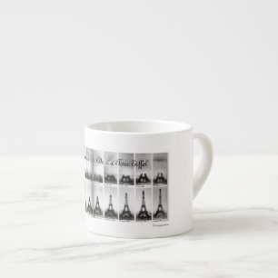 Konstruktionen av det Eiffel torn Espressomugg