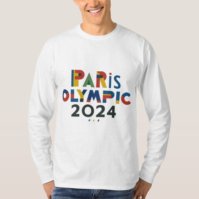 Konstruktionen manar-Shirt i Paris olympiska 2024 T Shirt (Framsida)