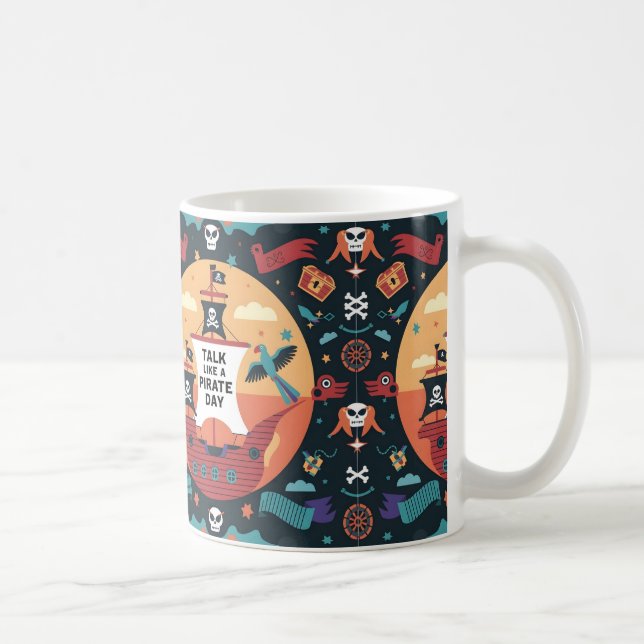 Konstruktioner som är utspridda i pirat och som ge kaffemugg (Höger)