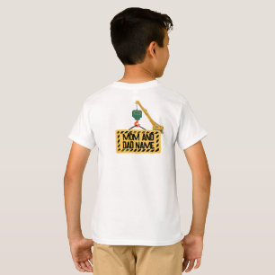 Konstruktions 3-års födelsedagsinbjudan mall Ed T Shirt