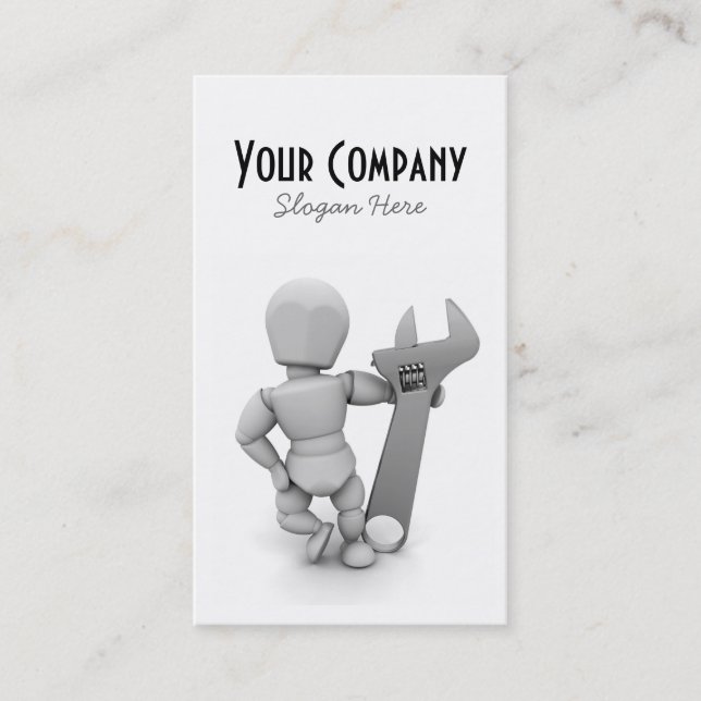 Konstruktions-/byggmästarevisitkort Visitkort (Framsida)